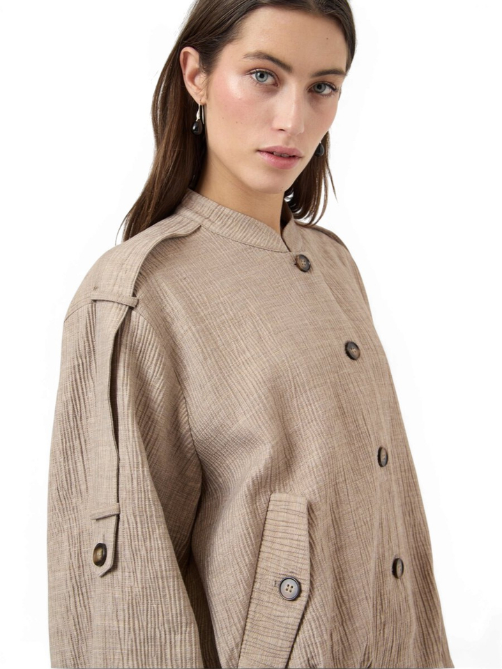 Beige korte jas Yasrina Y.A.S