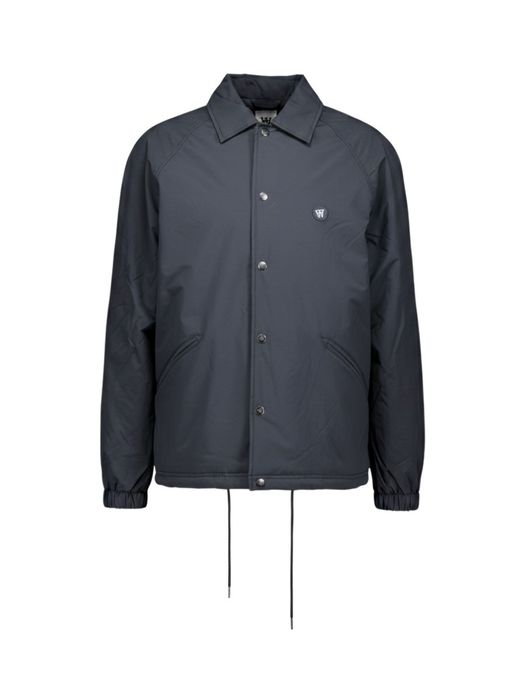 Blauwe jas met kraag Double A By Wood Wood