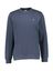Donkerblauwe katoenen sweater Doubke A By Wood Wood 