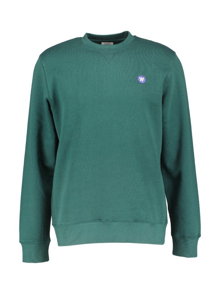 Groene katoenen sweater Double A By Wood Wood 