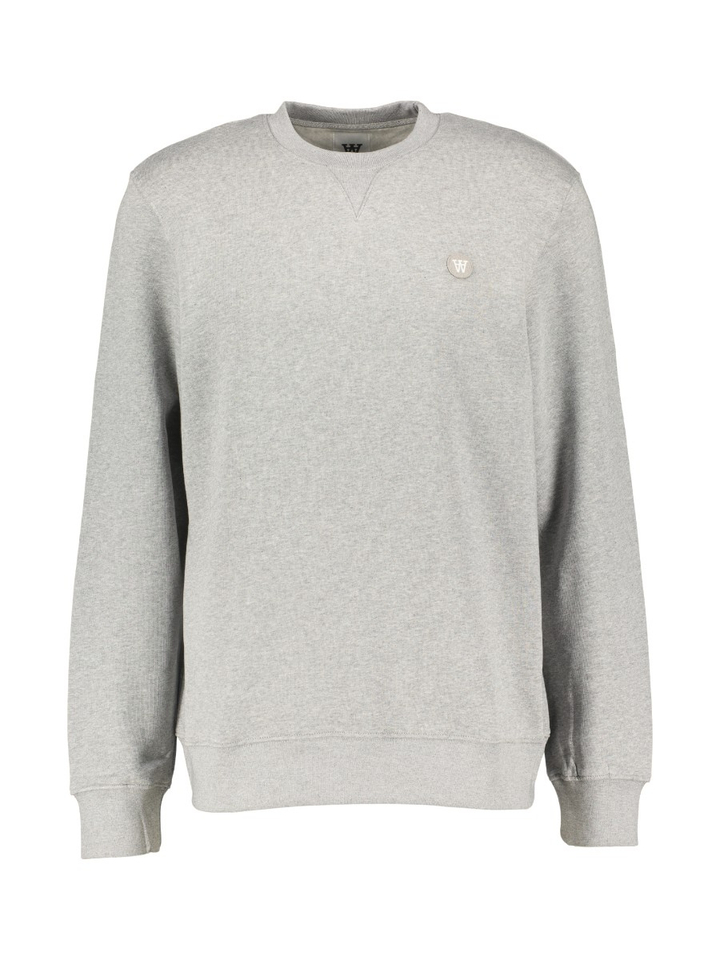 Grijze katoenen sweater Double A By Wood Wood  