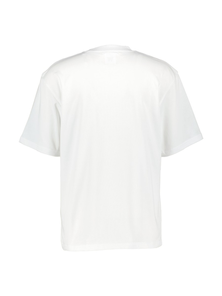Witte katoenen T-shirt Double A By Wood Wood
