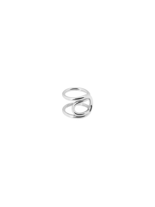 Zilver ring Loop Bandhu