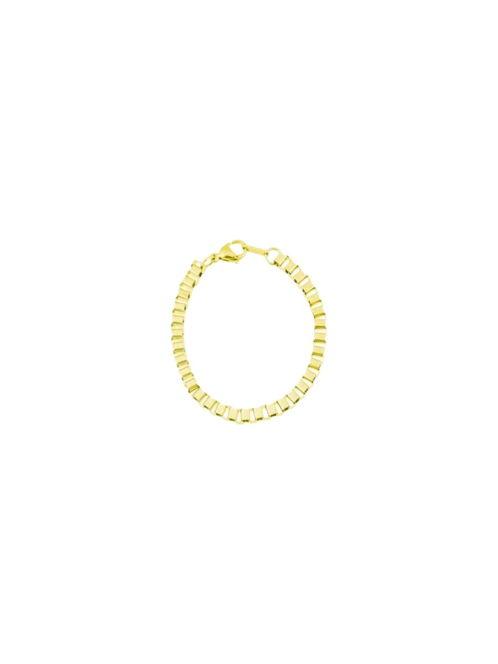 Gouden ketting Box chain plated Bandhu 