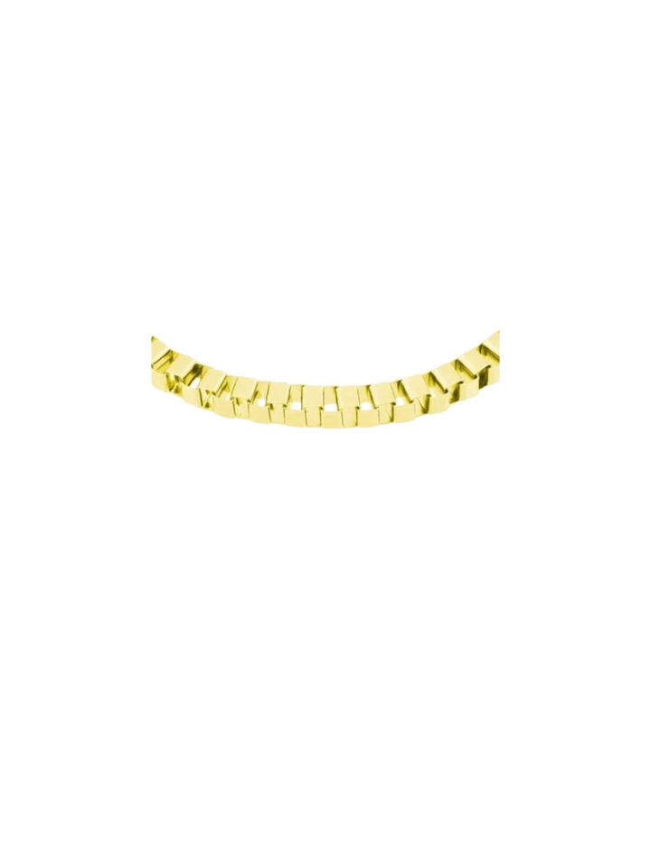Gouden ketting Box chain plated Bandhu 