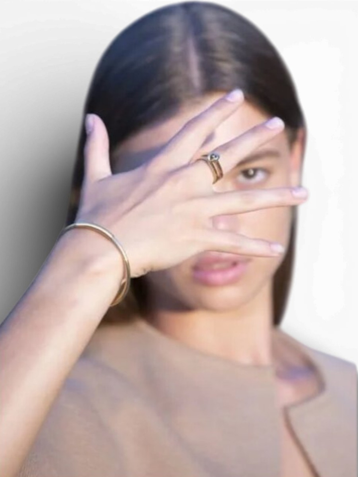 Gouden armband Spiral Bandhu