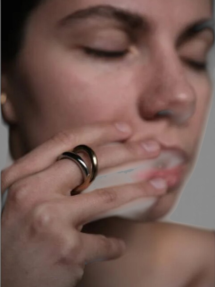 Gouden en zilver ring Twotone Bandhu 