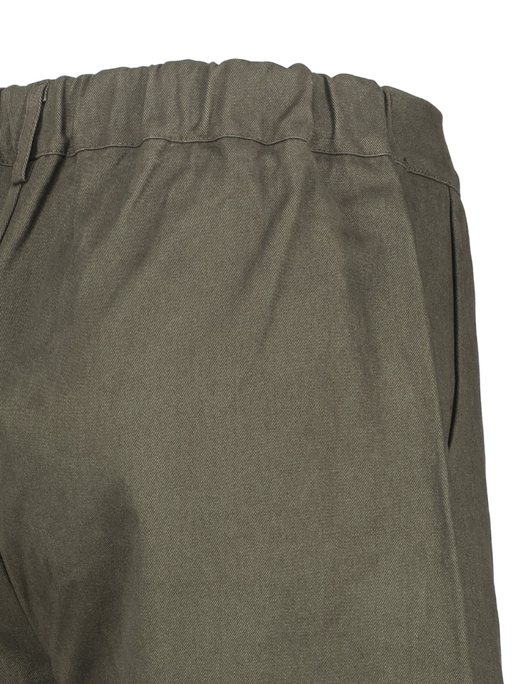 Kaki groene loose fit broek O'mer