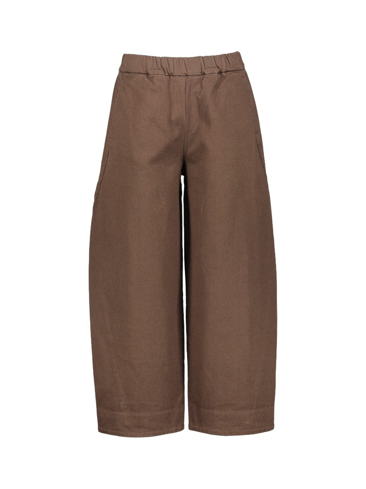 Choco bruine loose fit broek O'mer