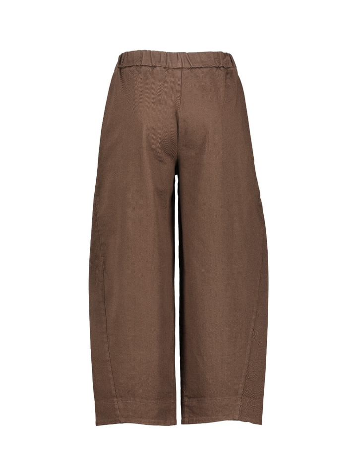 Choco bruine loose fit broek O'mer