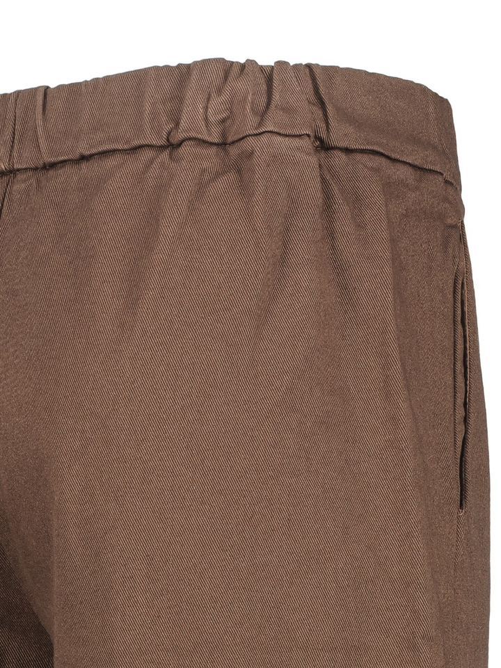Choco bruine loose fit broek O'mer