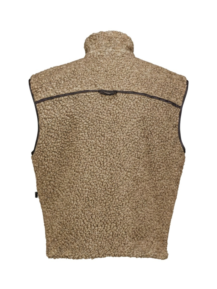 Blauwe bodywarmer met teddy Justa Collectors Club
