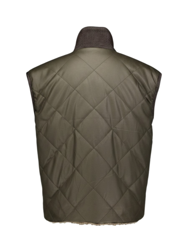 Kaki omkeerbare groene bodywarmer Justa Collectors Club