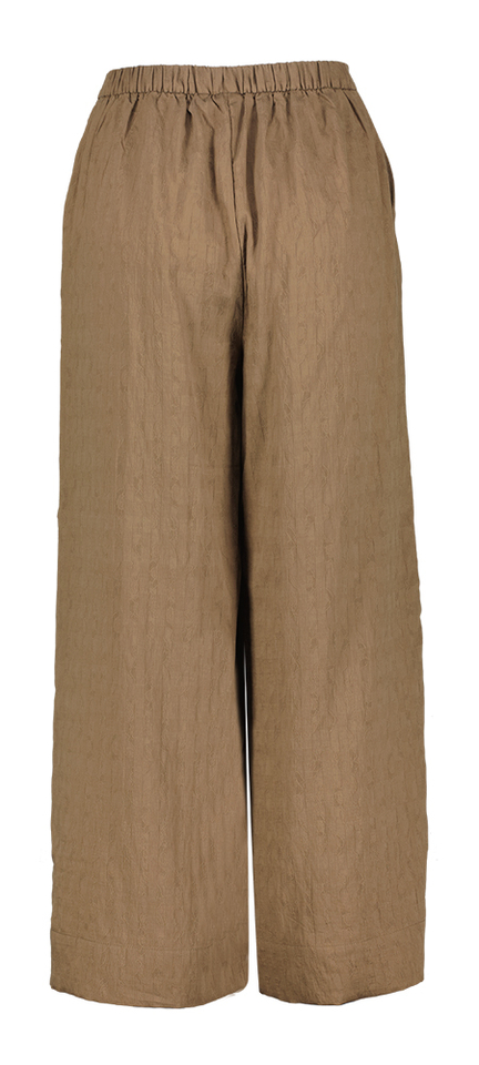 Bruine geklede broek Viavelina Vila
