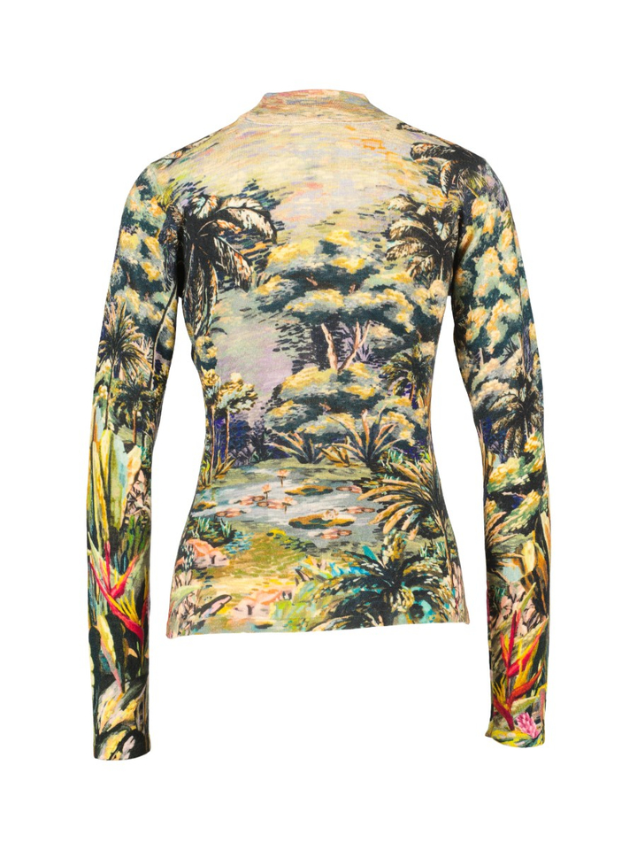 Meerkleurige t-shirt met lange mouwen Farm Rio