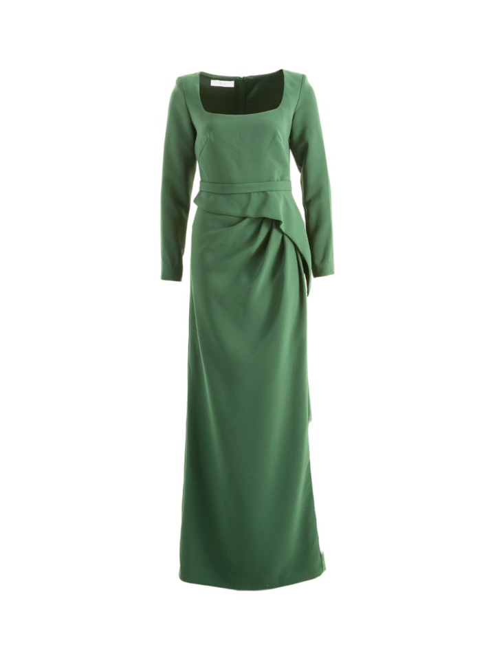 Groene feestelijke maxi-jurk Carla Ruiz