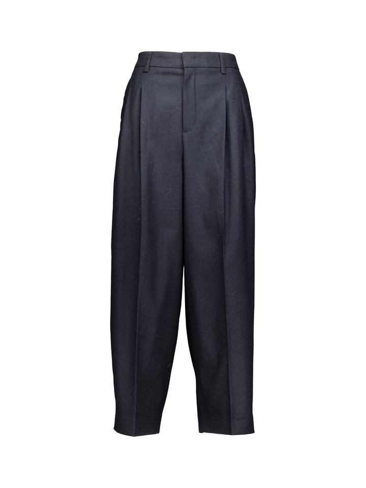 Donkerblauwe geklede broek Noa Crop Rossi