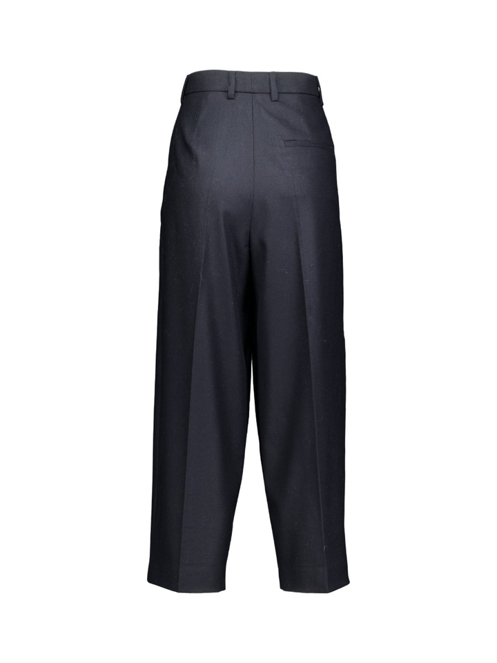 Donkerblauwe geklede broek Noa Crop Rossi