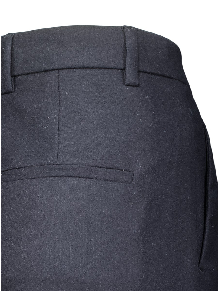 Donkerblauwe geklede broek Noa Crop Rossi