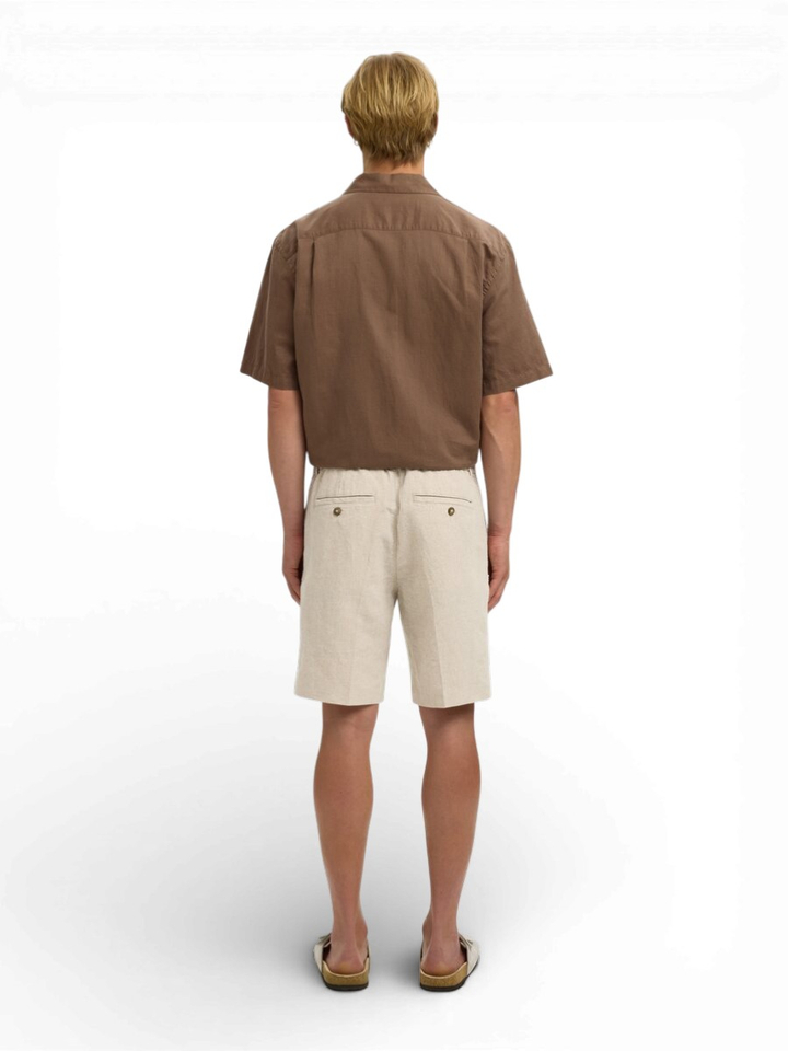 Beige linnen short Selected 