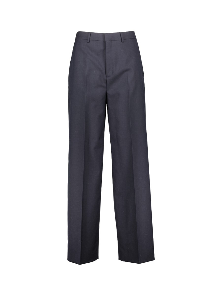 Donkerblauwe geklede broek Herman