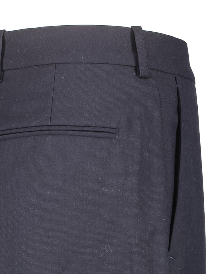 Donkerblauwe geklede broek Herman