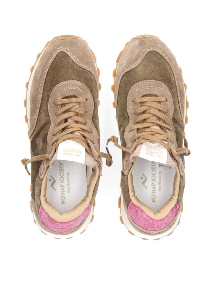 Antelope/dark fuxia lage sneakers Nomap Society