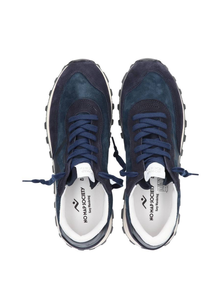 Midnight blue navy lage sneakers Nomap Society