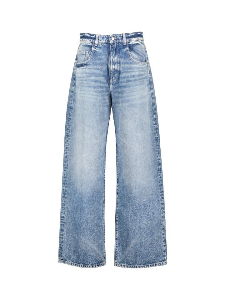 Smoke blue straight jeans Poppy Icon