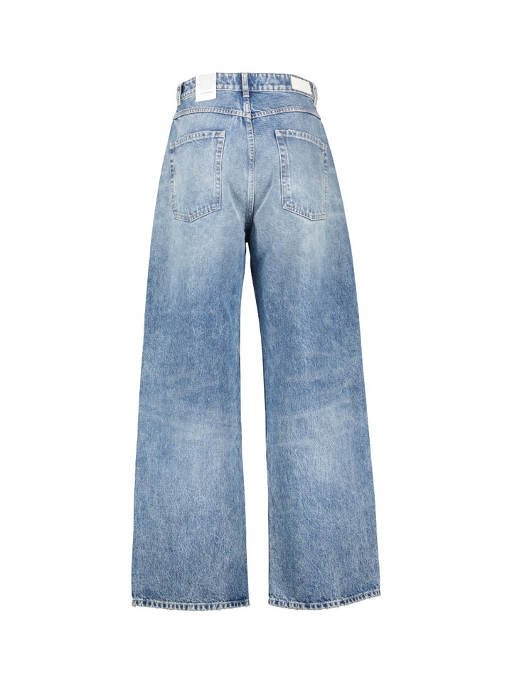 Smoke blue straight jeans Poppy Icon