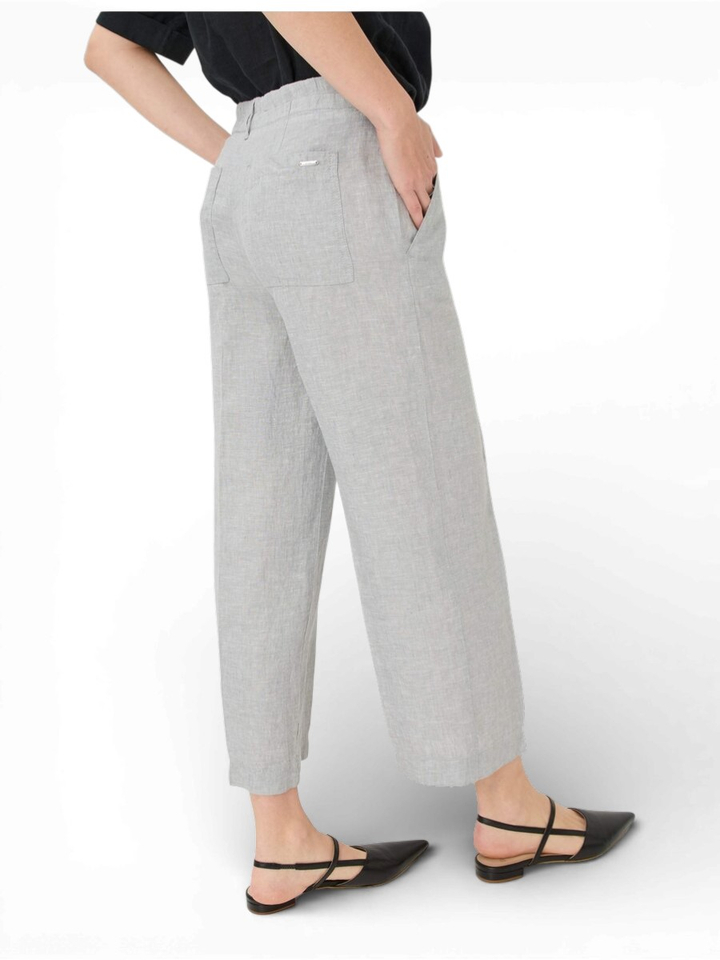 Grijze linnen broek Maine Brax