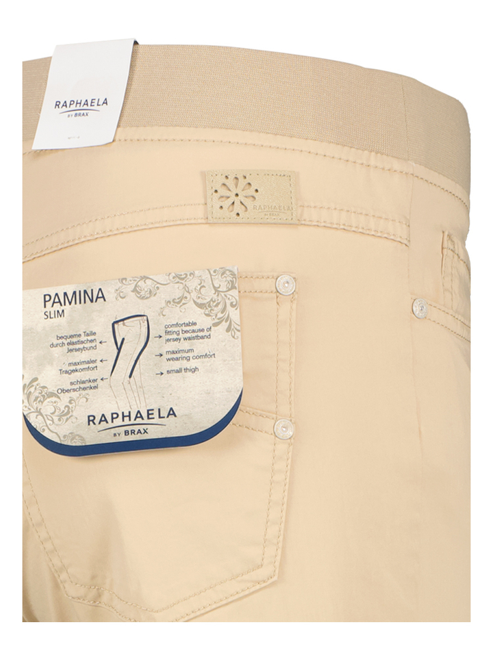 Beige 3/4 broek Pamina Capri Raphaela By Brax 