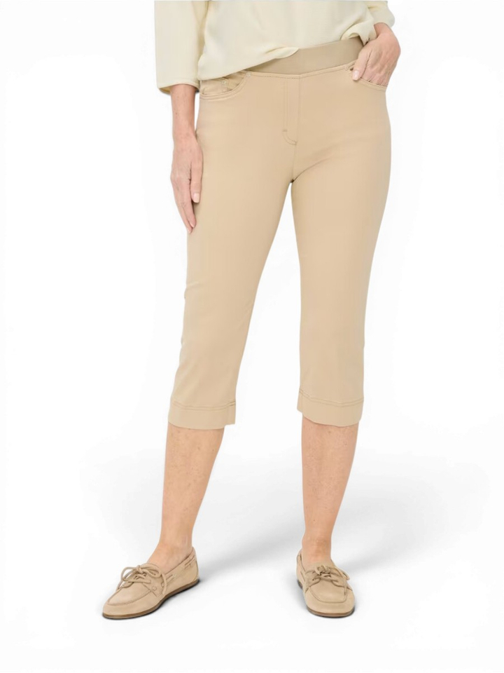 Beige 3/4 broek Pamina Capri Raphaela By Brax 