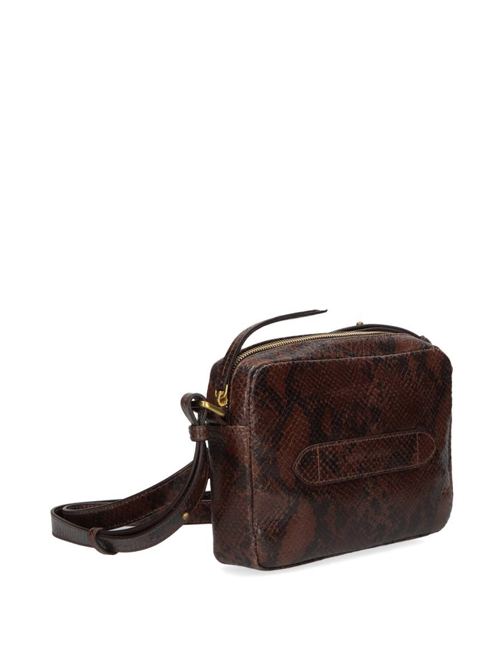 Piton bruin schoudertas Bento Marie Martens