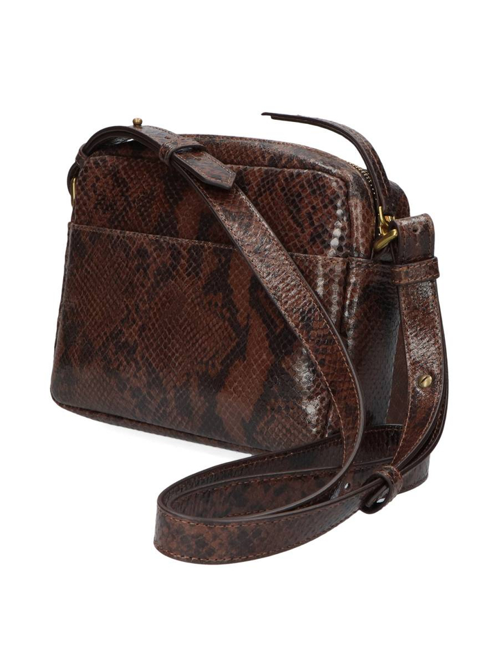 Piton bruin schoudertas Bento Marie Martens