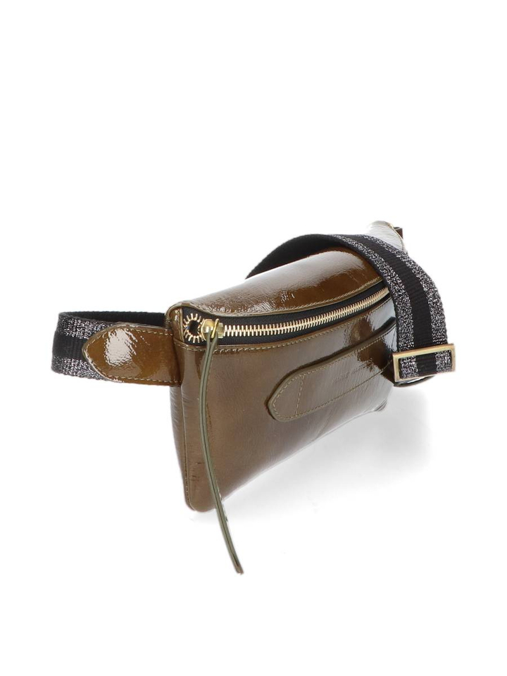 Patent moss green schoudertas Coachella Marie Martens 
