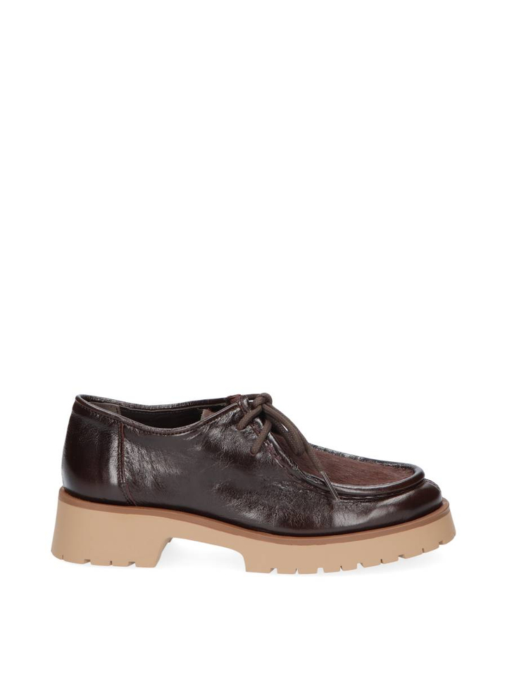 Buine lage schoen met blokhak Ebba Catwalk