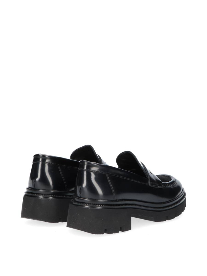 Zwarte moccasins Eva Catwalk 