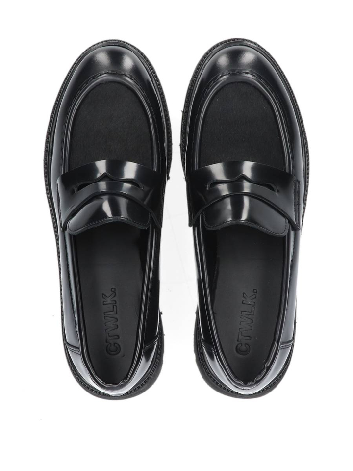 Zwarte moccasins Eva Catwalk 