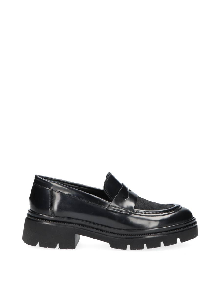 Zwarte moccasins Eva Catwalk 