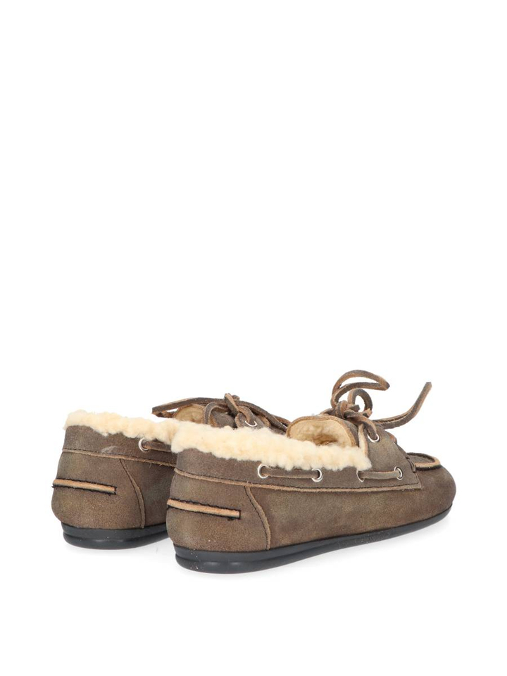 Brushed fur suede boatloafer Posa