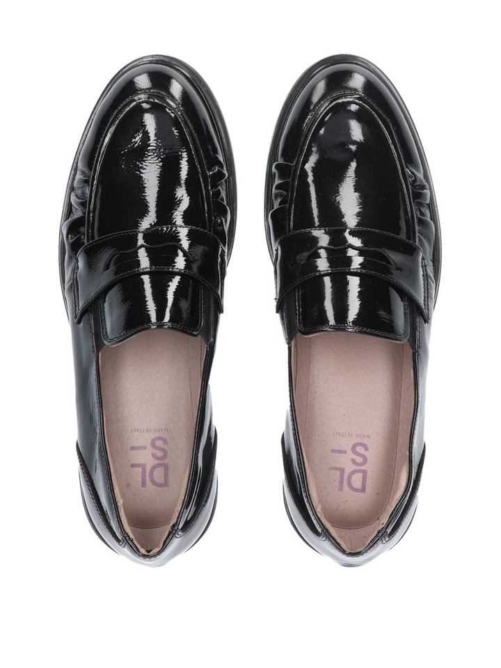 Donkerblauwe loafer in lakleder DL Sport
