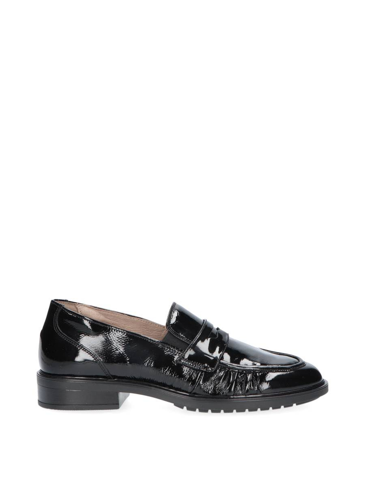 Donkerblauwe loafer in lakleder DL Sport