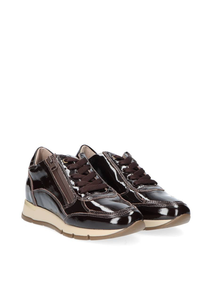 Bruin geklede lage sneaker Dl Sport 