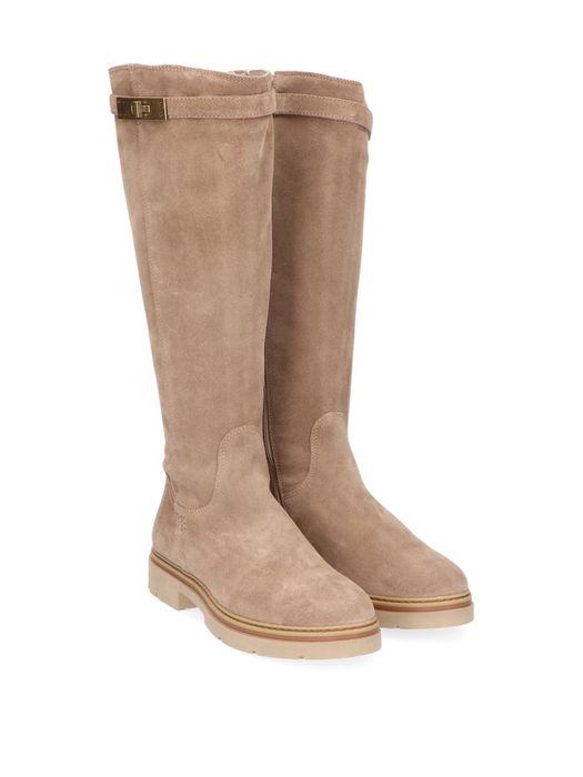 Taupe kleurige laars in suede DL Sport