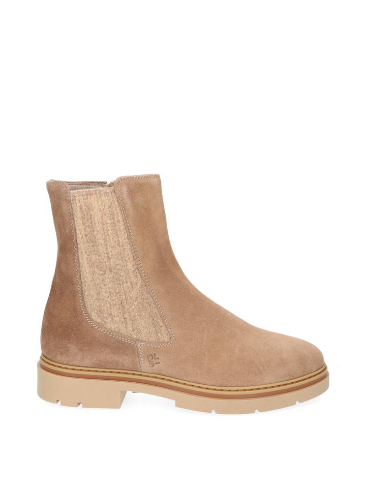 Taupe velours shore boots DL Sport 