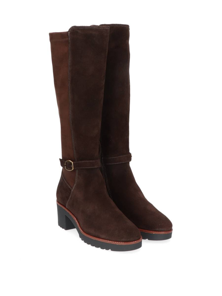 Velours cacao laarzen Dl Sport
