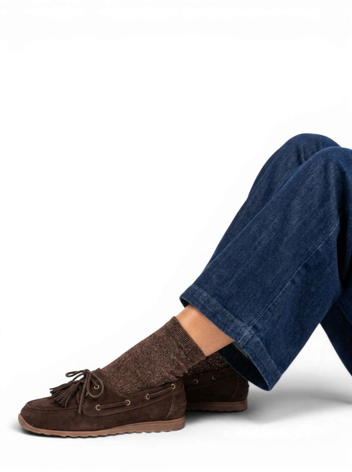 Donkerbruine loafer DL Sport