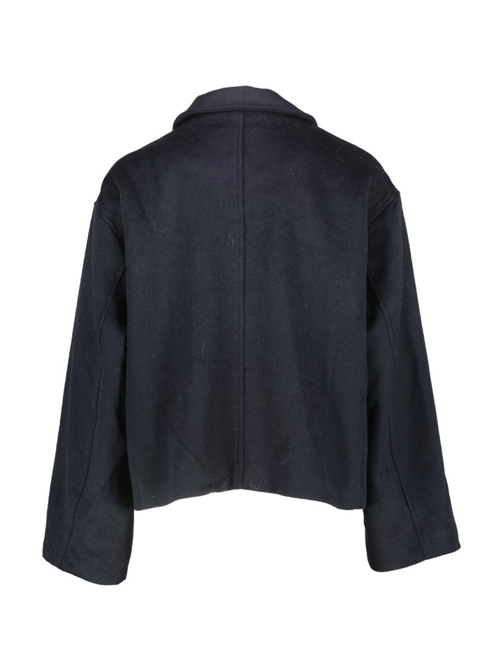 Donkerblauwe vest met kraag Hamra Neo Noir