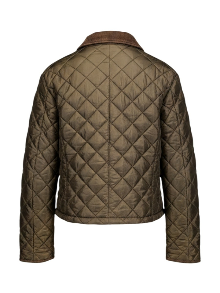 Groene korte quilt Jacket Kanya Neo Noir